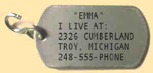 military dog tags