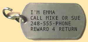 army dog tags